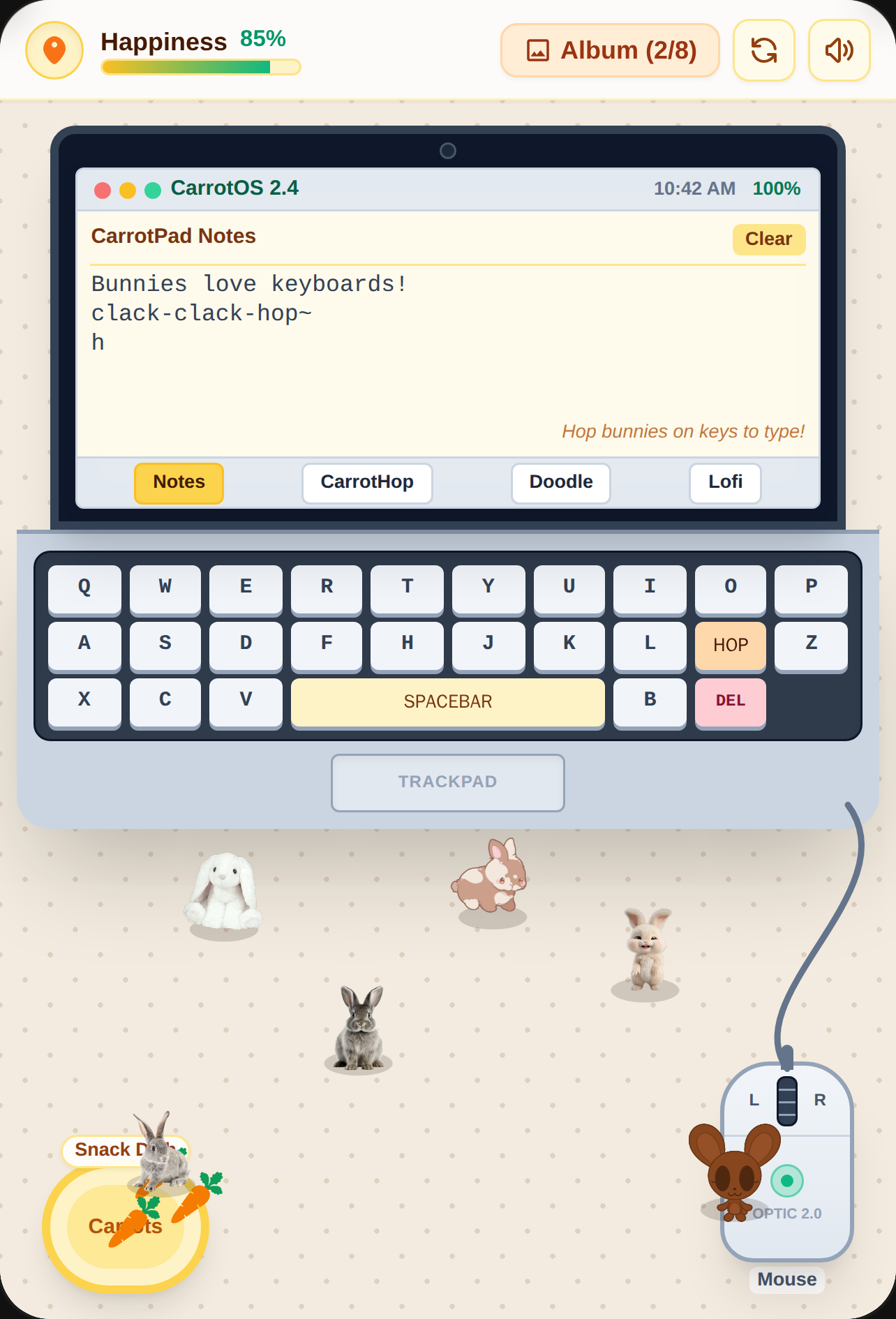 Bunny Laptop & Mouse Playroom cover