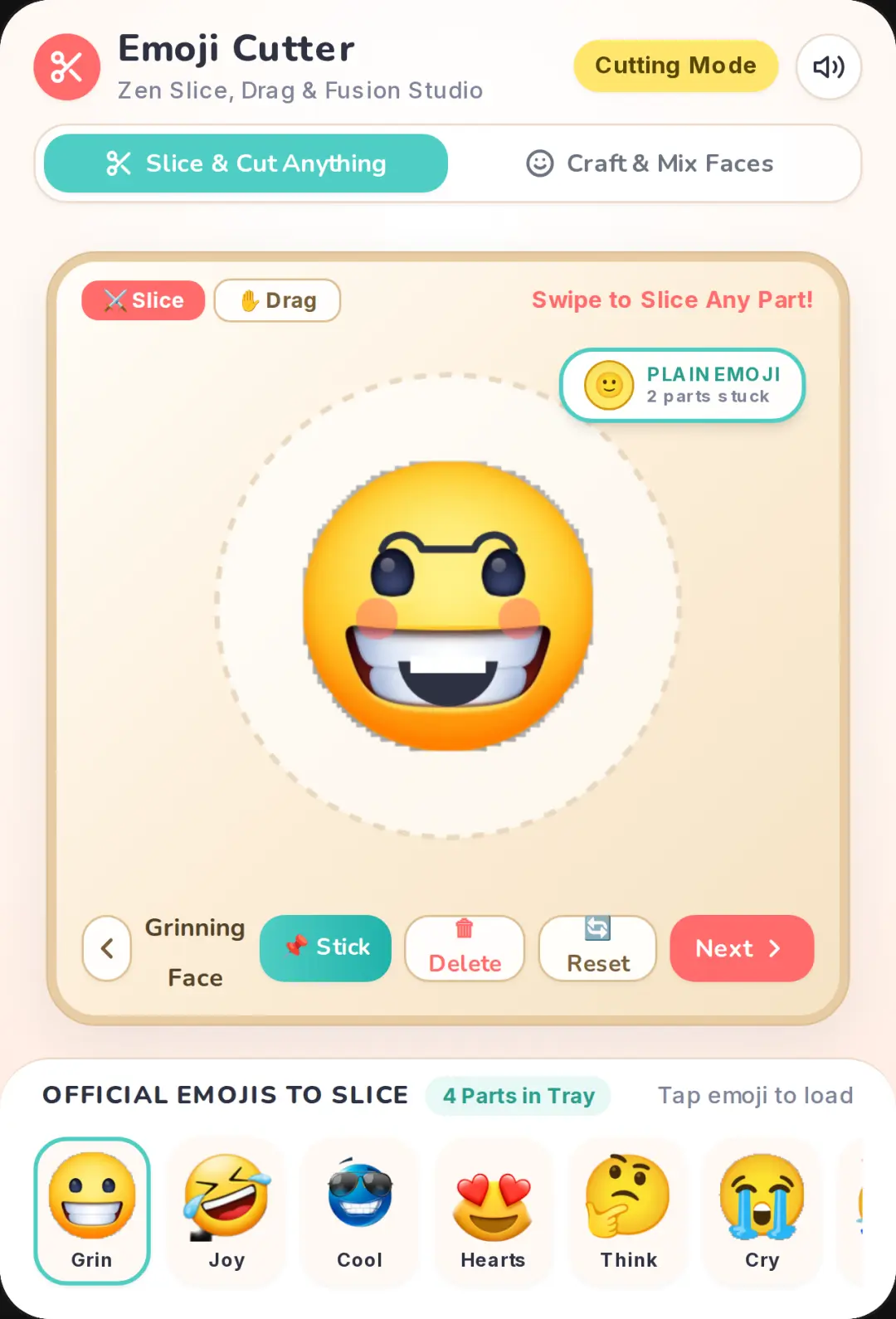 Emoji Cutter - Zen Slice & Face Studio cover