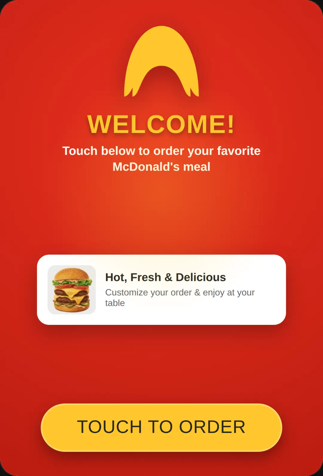 McDonald's Kiosk cover