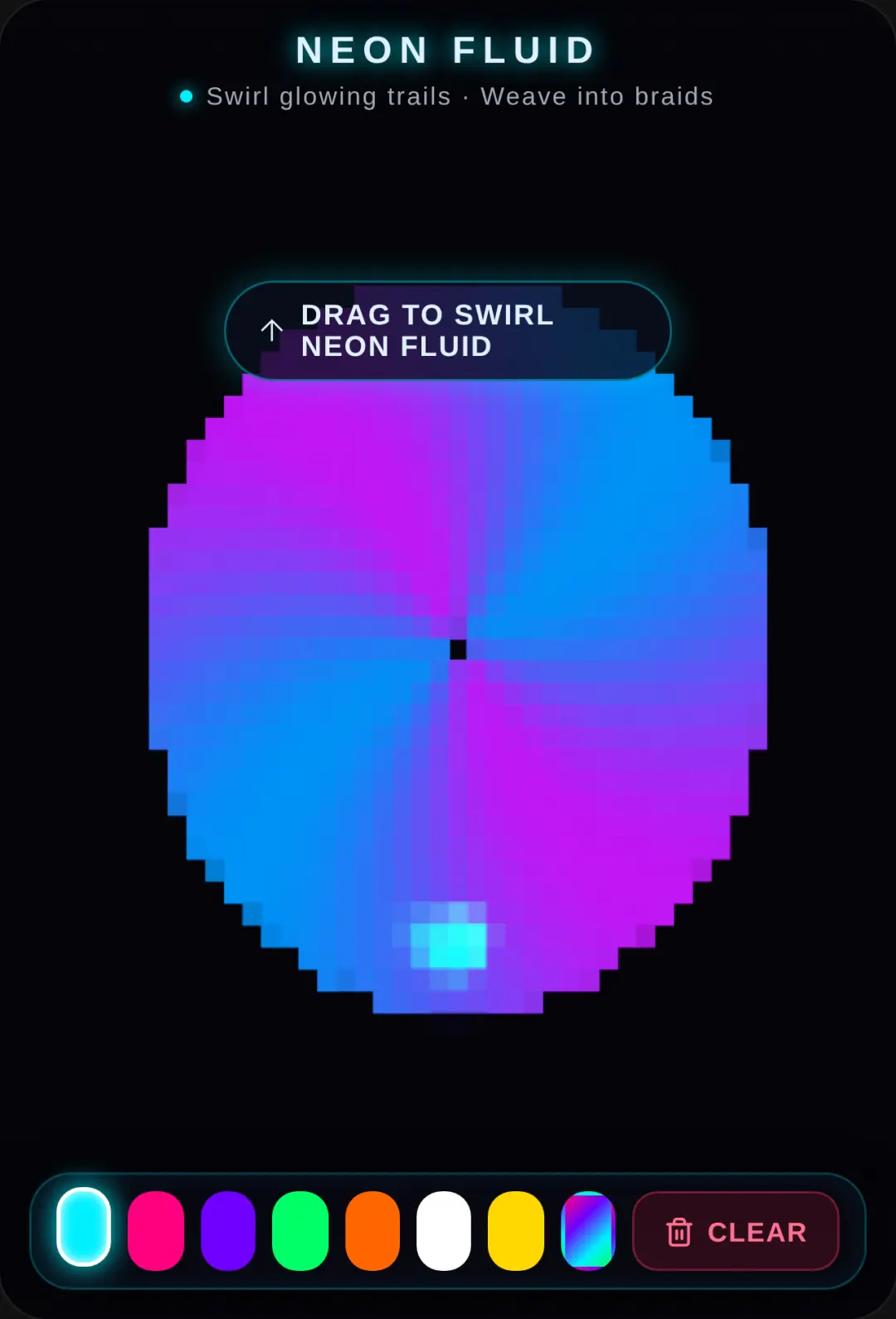 Neon Fluid Dream cover