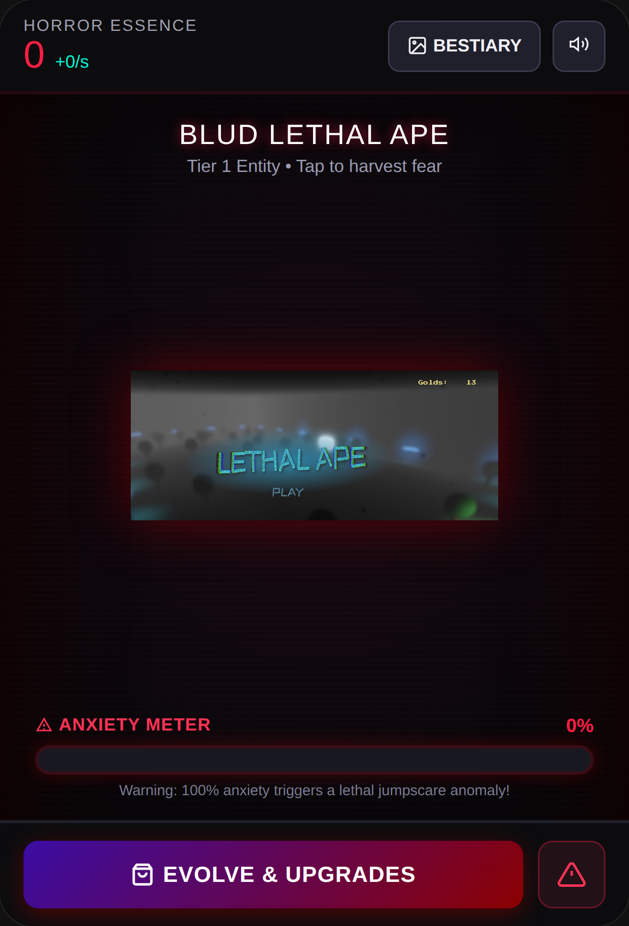 Lethal Ape Horror Clicker cover