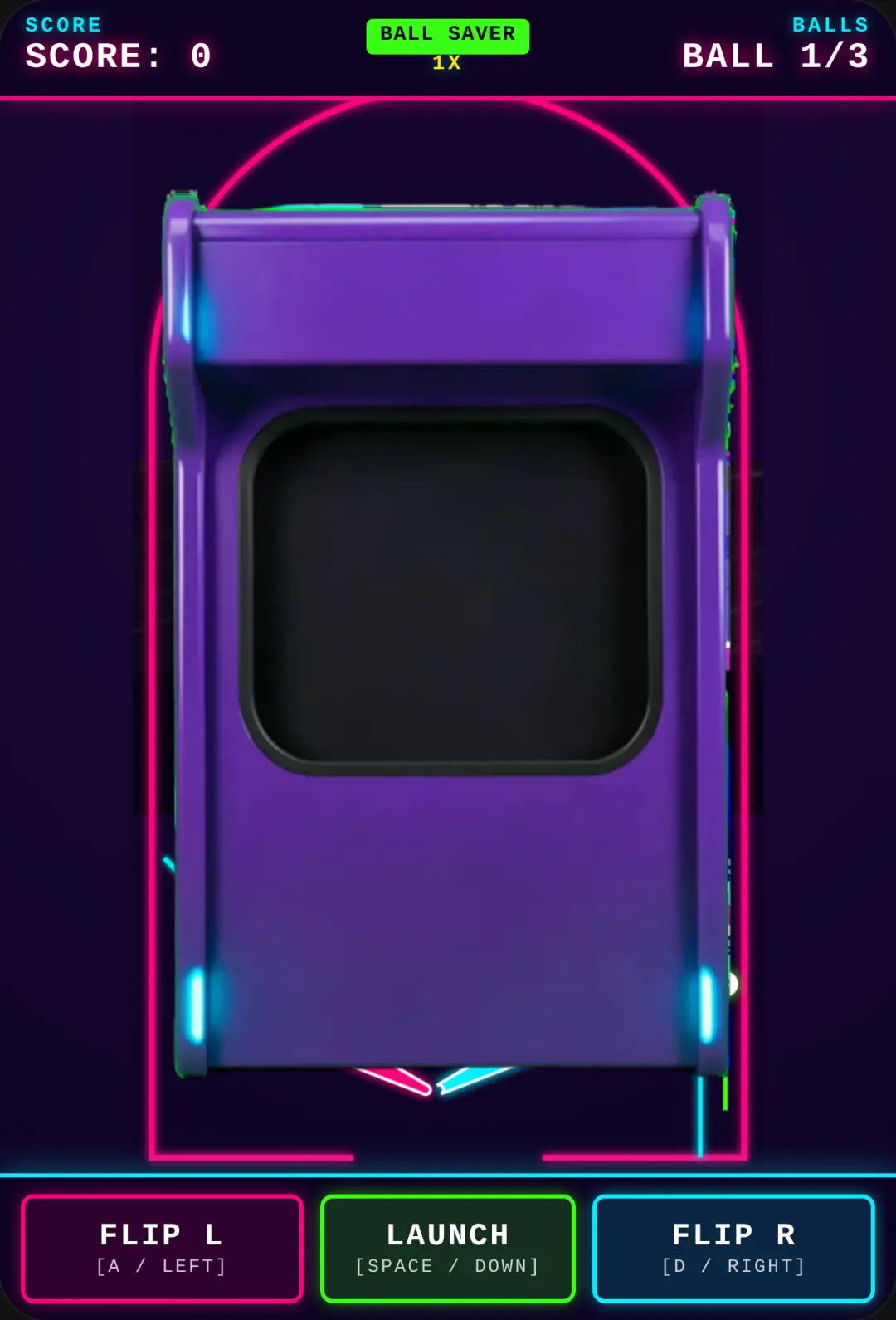 Neon Retro Pinball Arcade cover