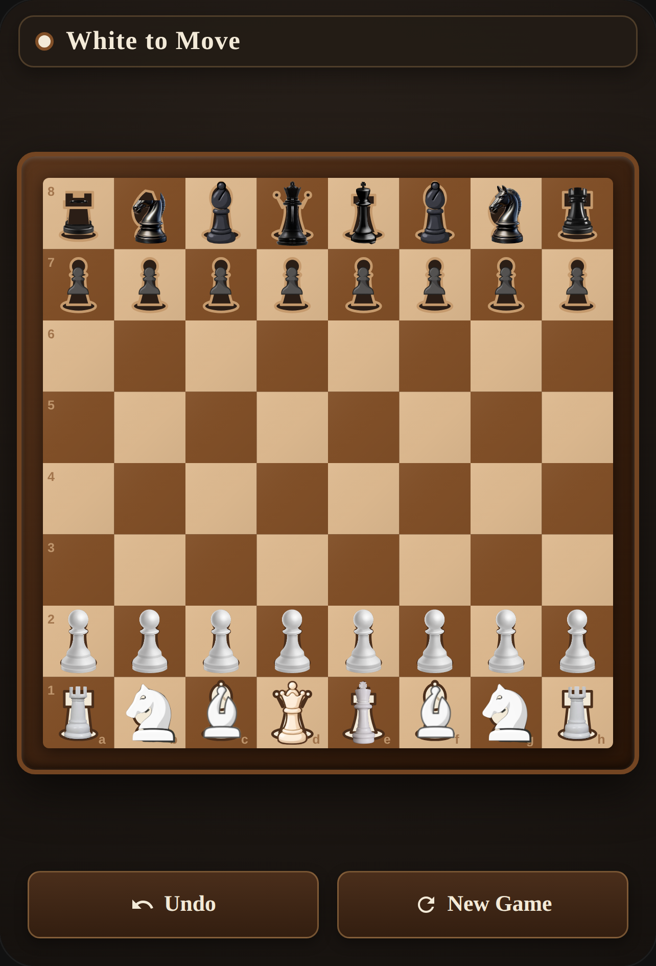 Classic Minimalist Chess cover