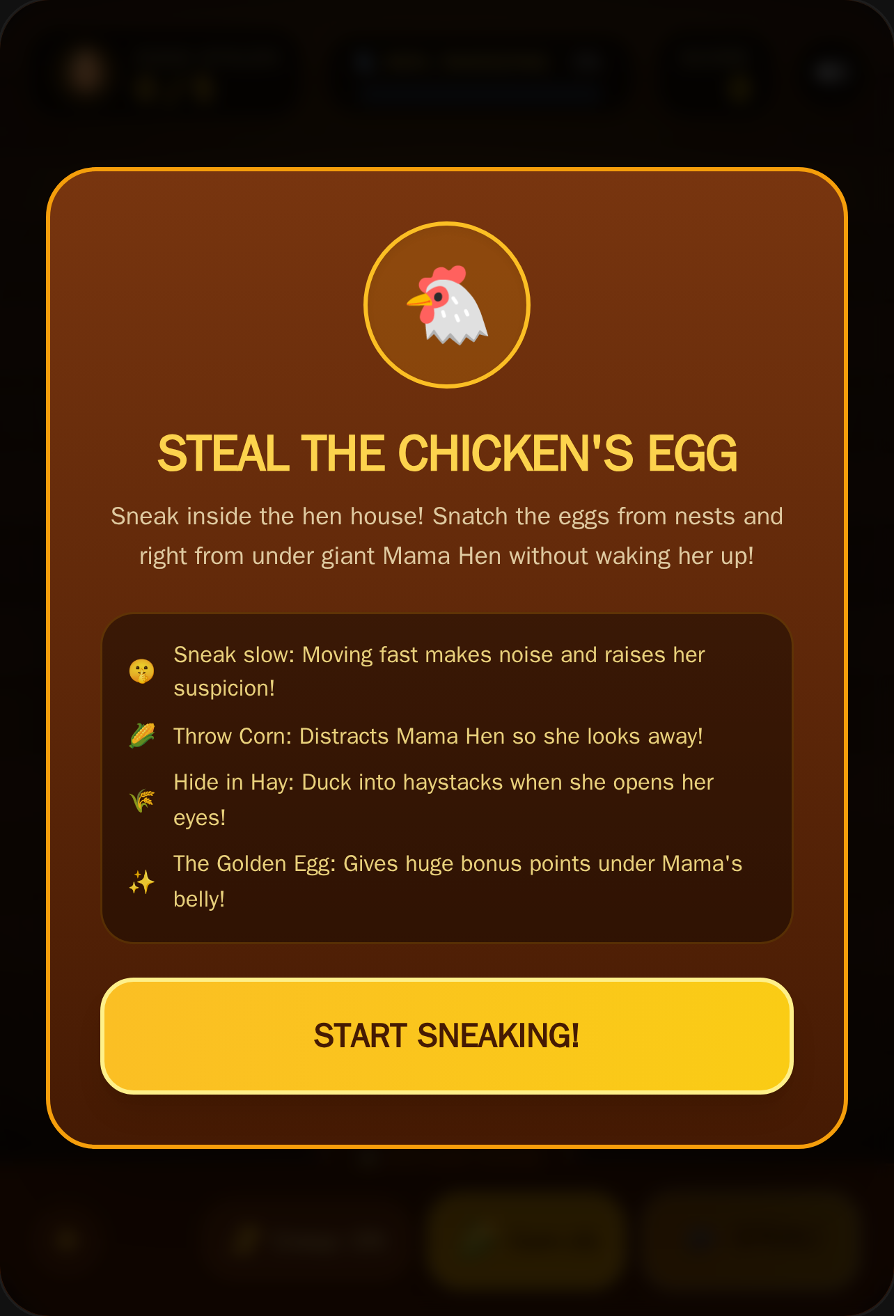 Steal the Chicken's Egg cover