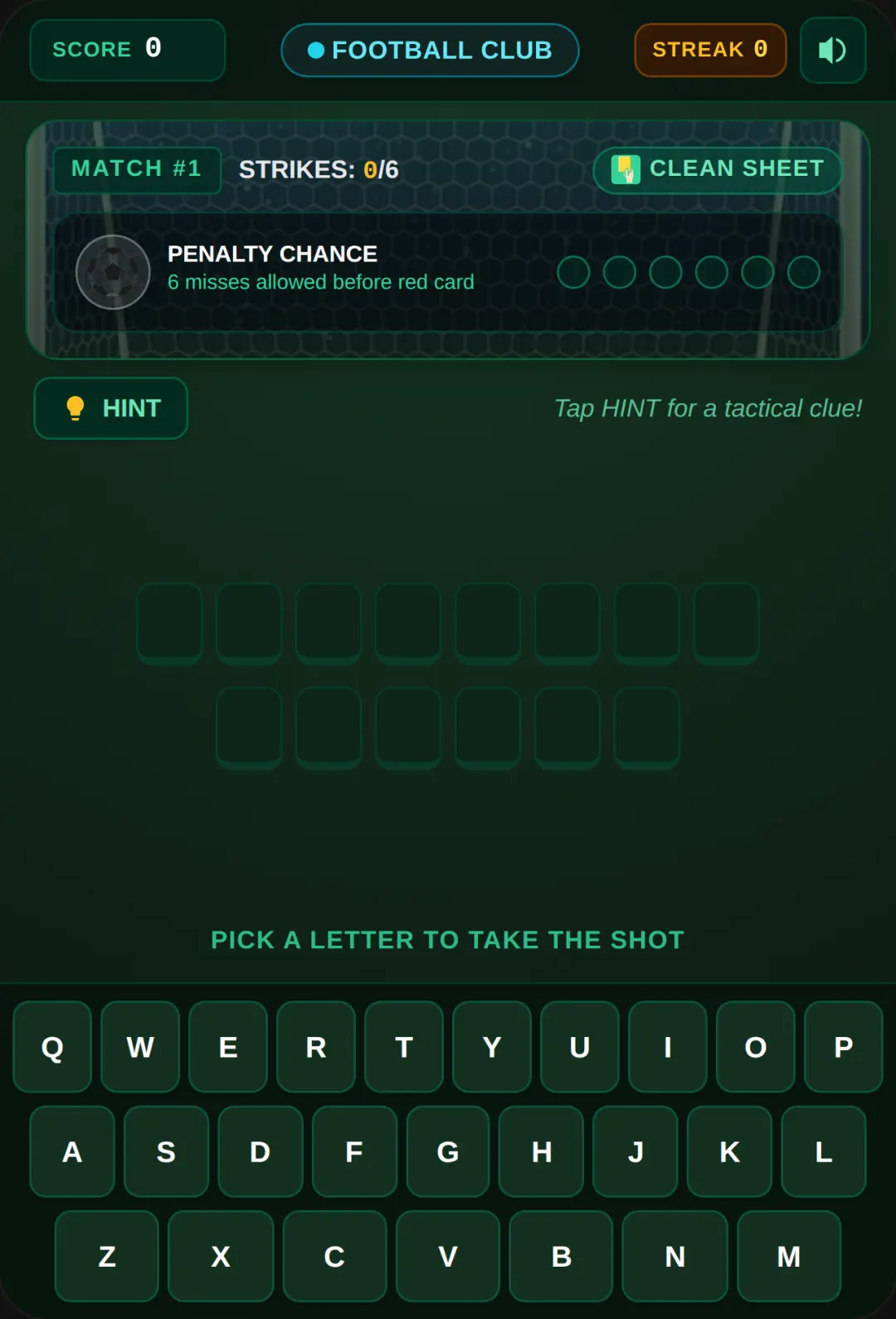 Football Quiz Hangman cover