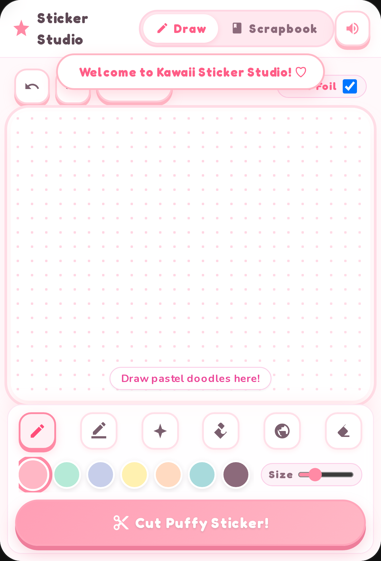 Kawaii Pastel Sticker Studio cover