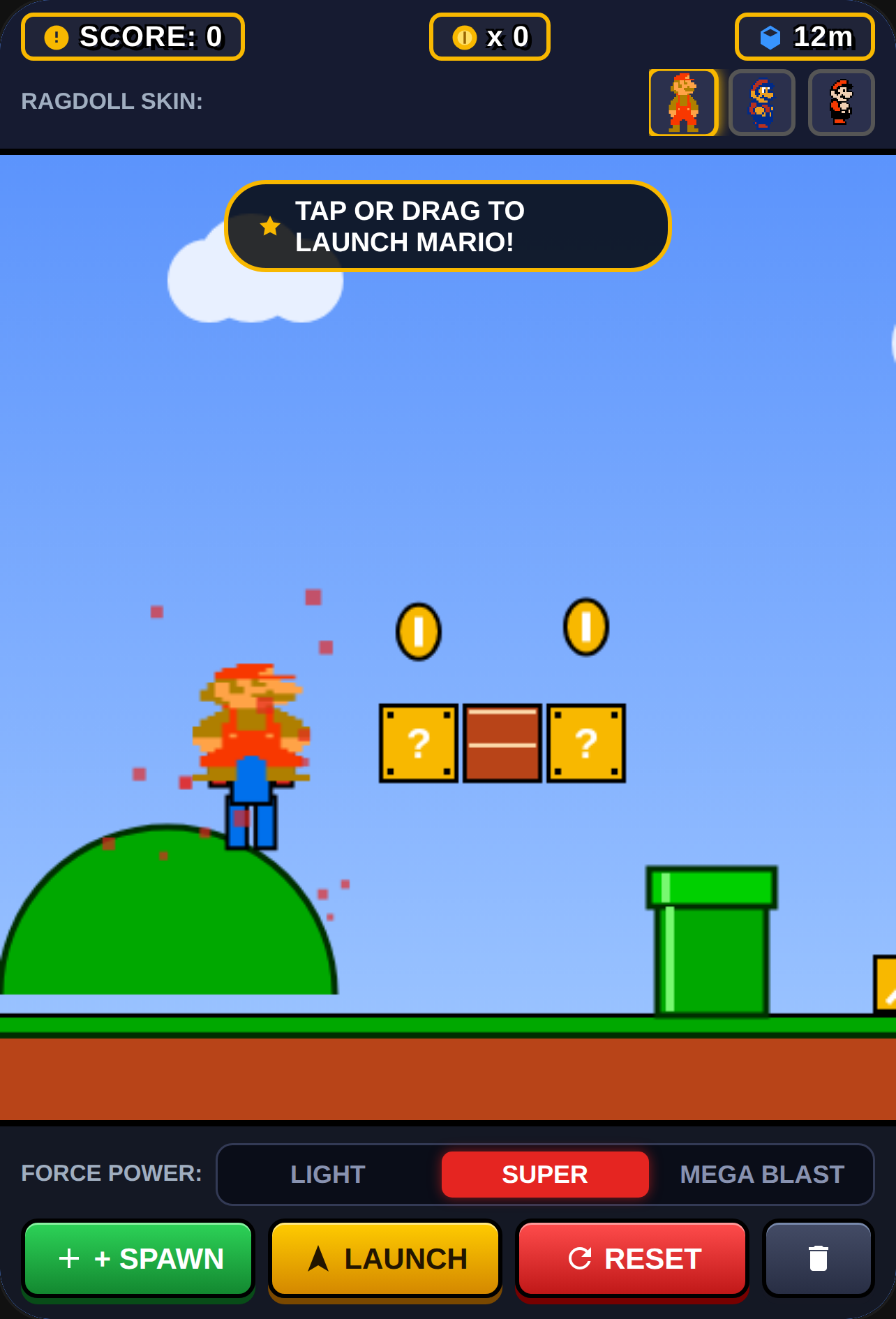 Super Mario Ragdoll Sandbox cover