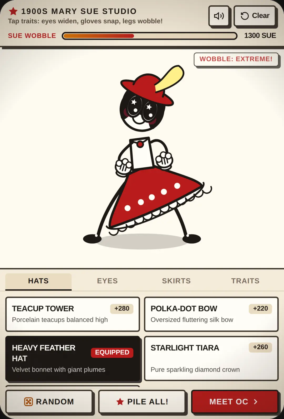 Mary Sue 1900s Cartoon OC Maker cover