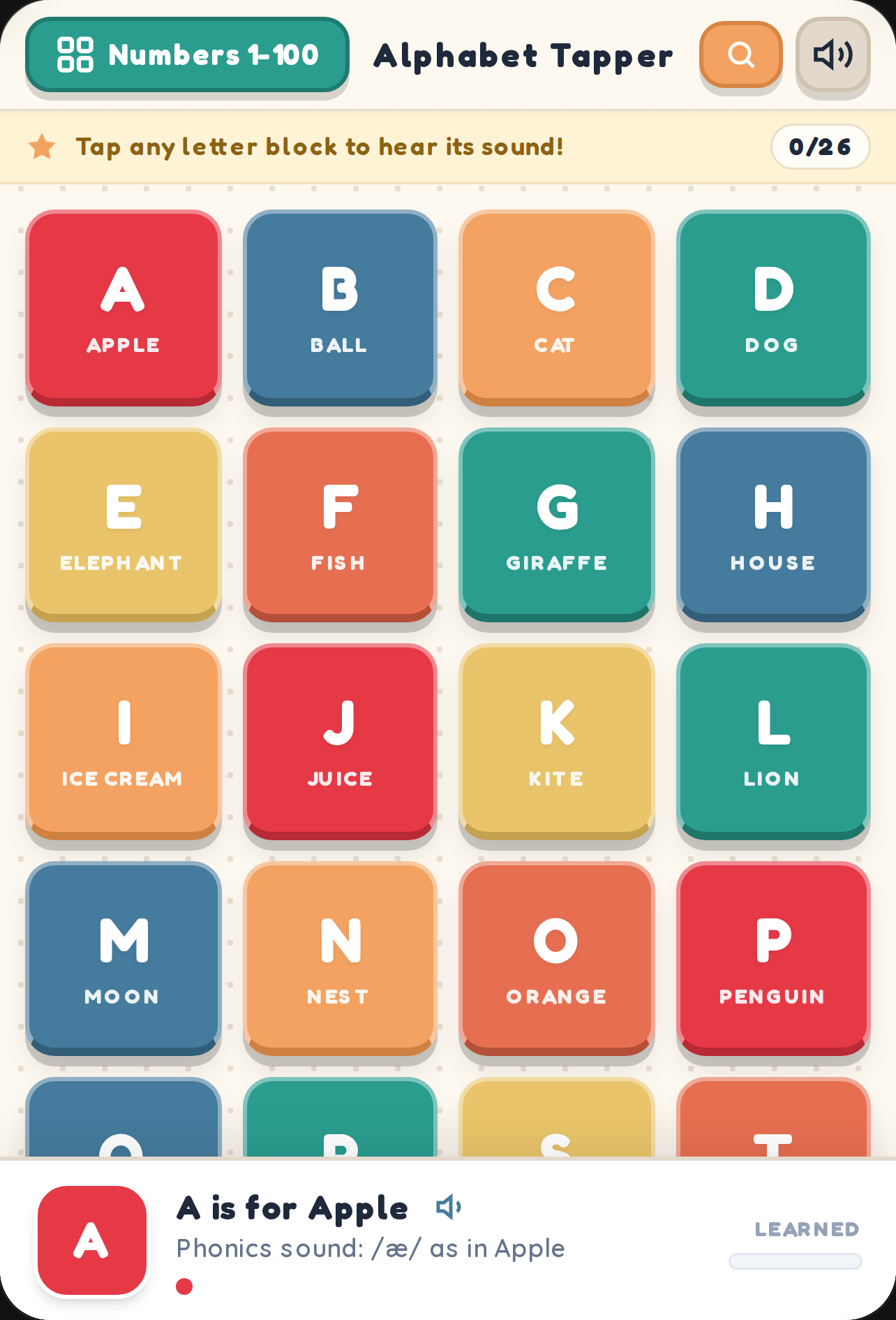 Alphabet Buttons cover