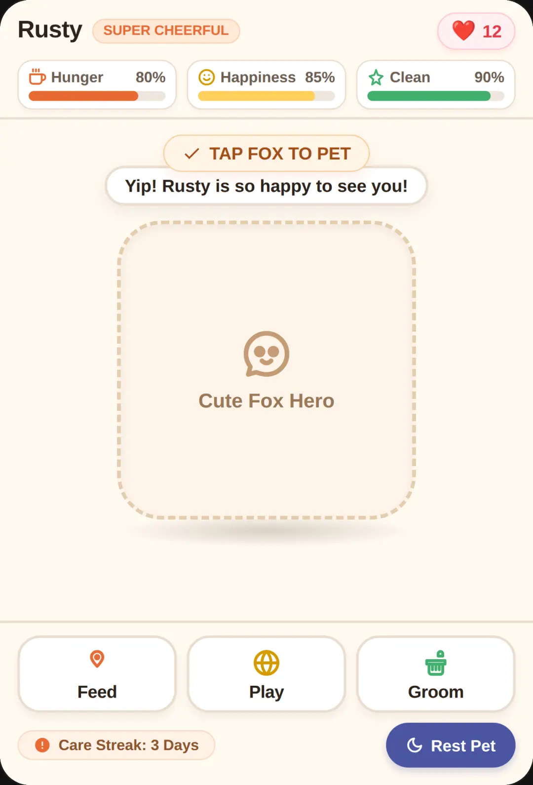 Cozy Fox Pet cover