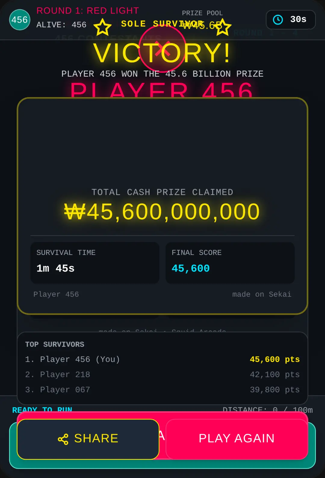 Squid Arcade: 45.6 Billion Survival cover