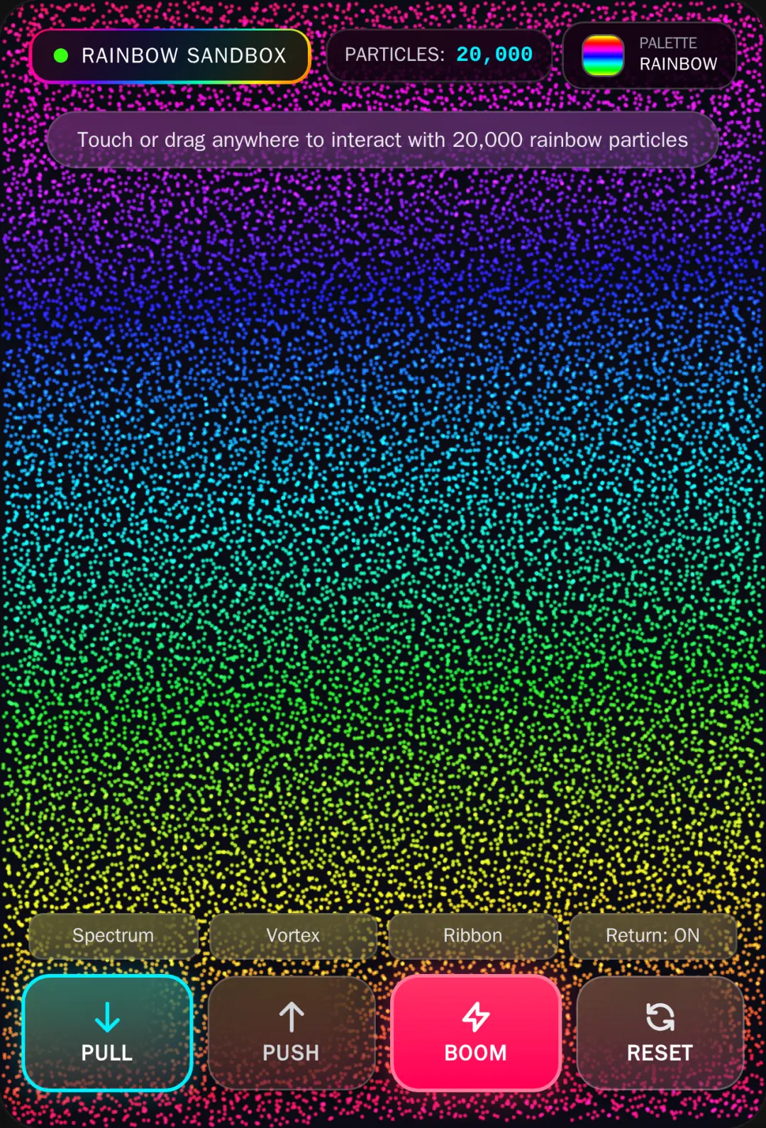 Rainbow Particle Sandbox cover