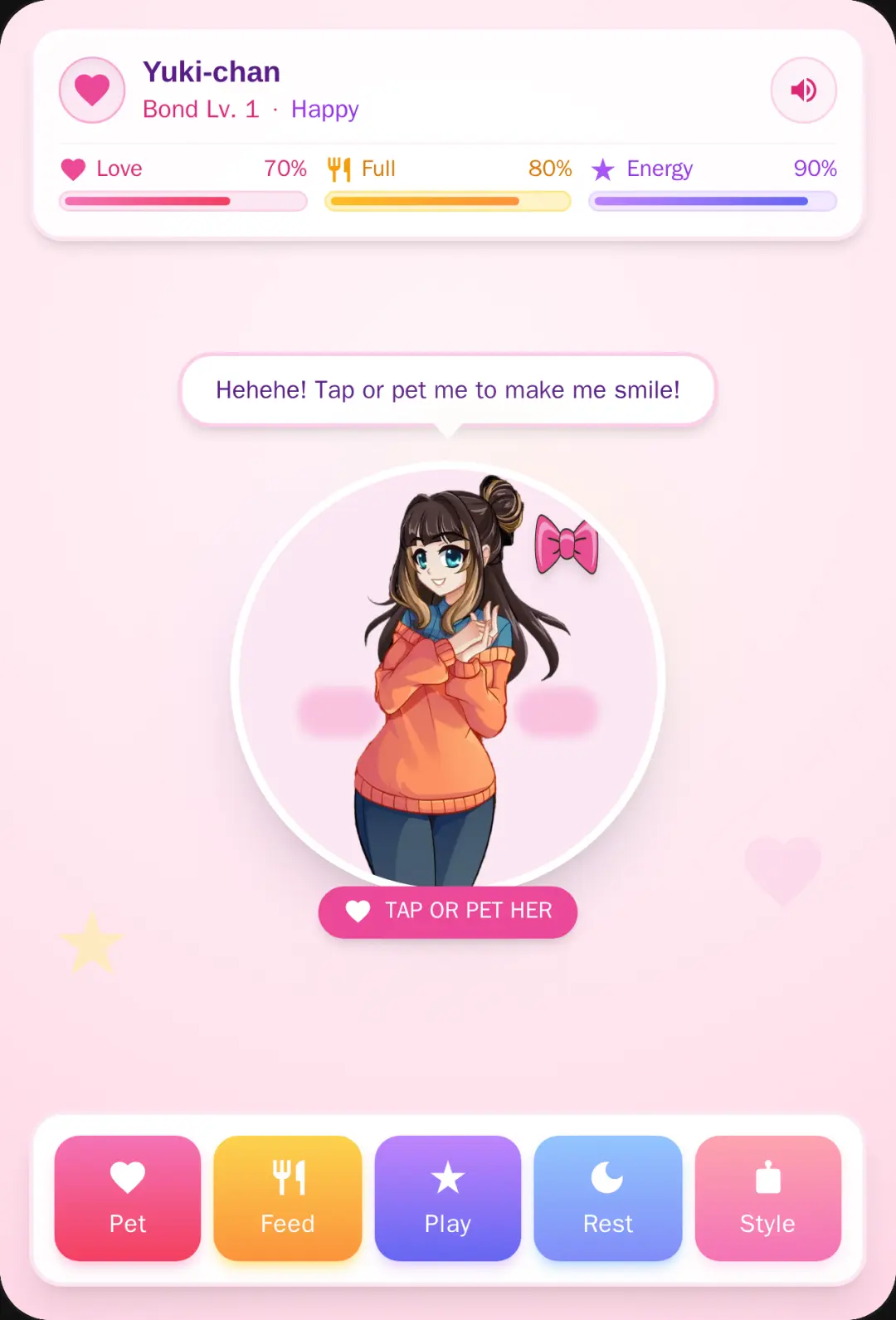 Pet Cute Girl - Sweet Companion cover