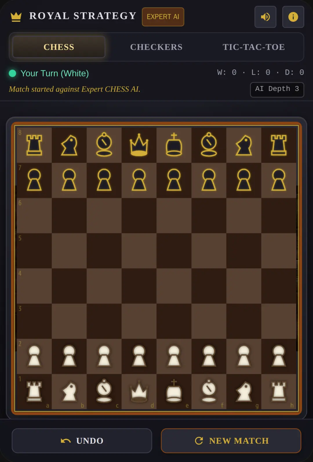 Royal Strategy - Expert Classic Board Games cover