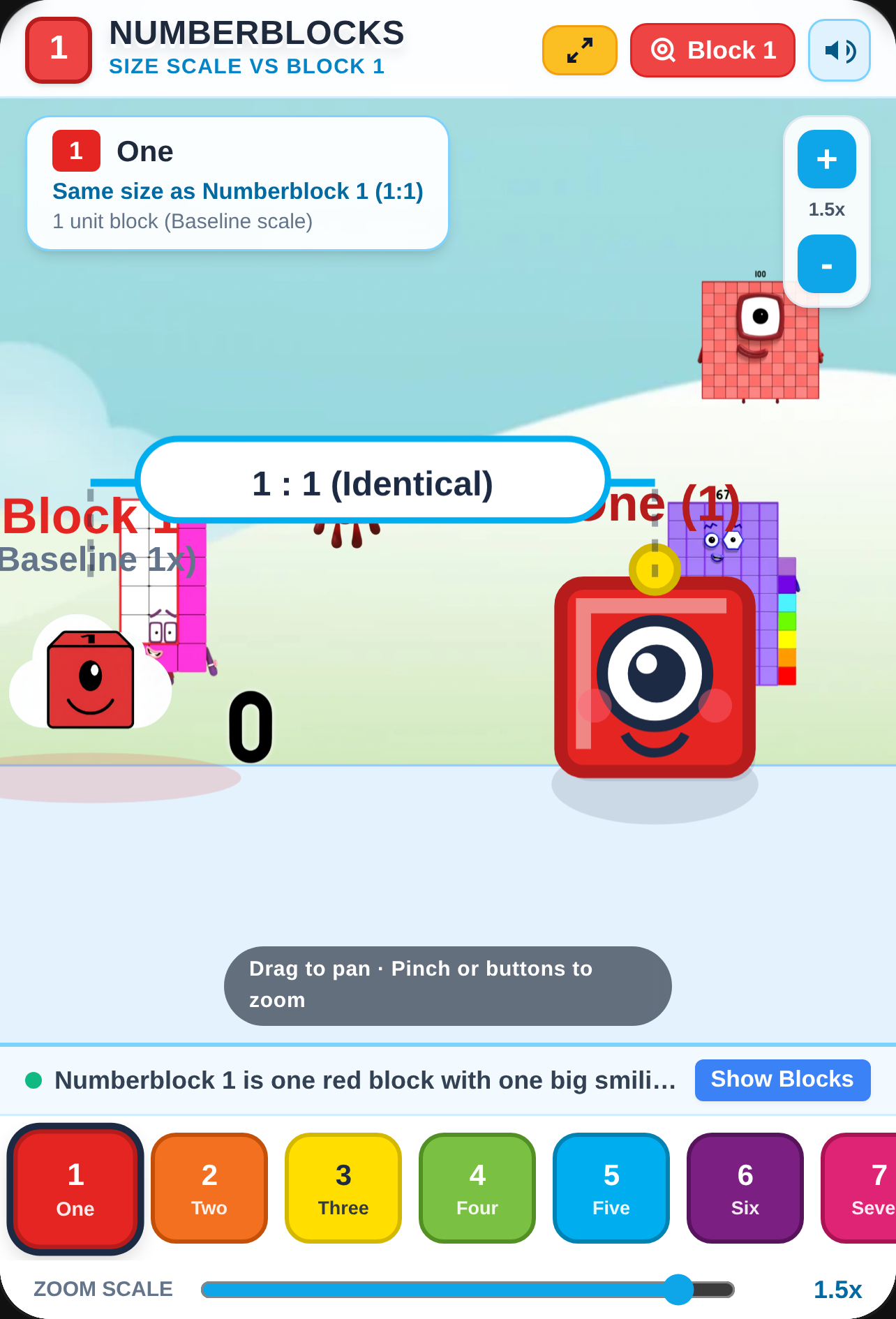 Numberblocks Size Comparison cover