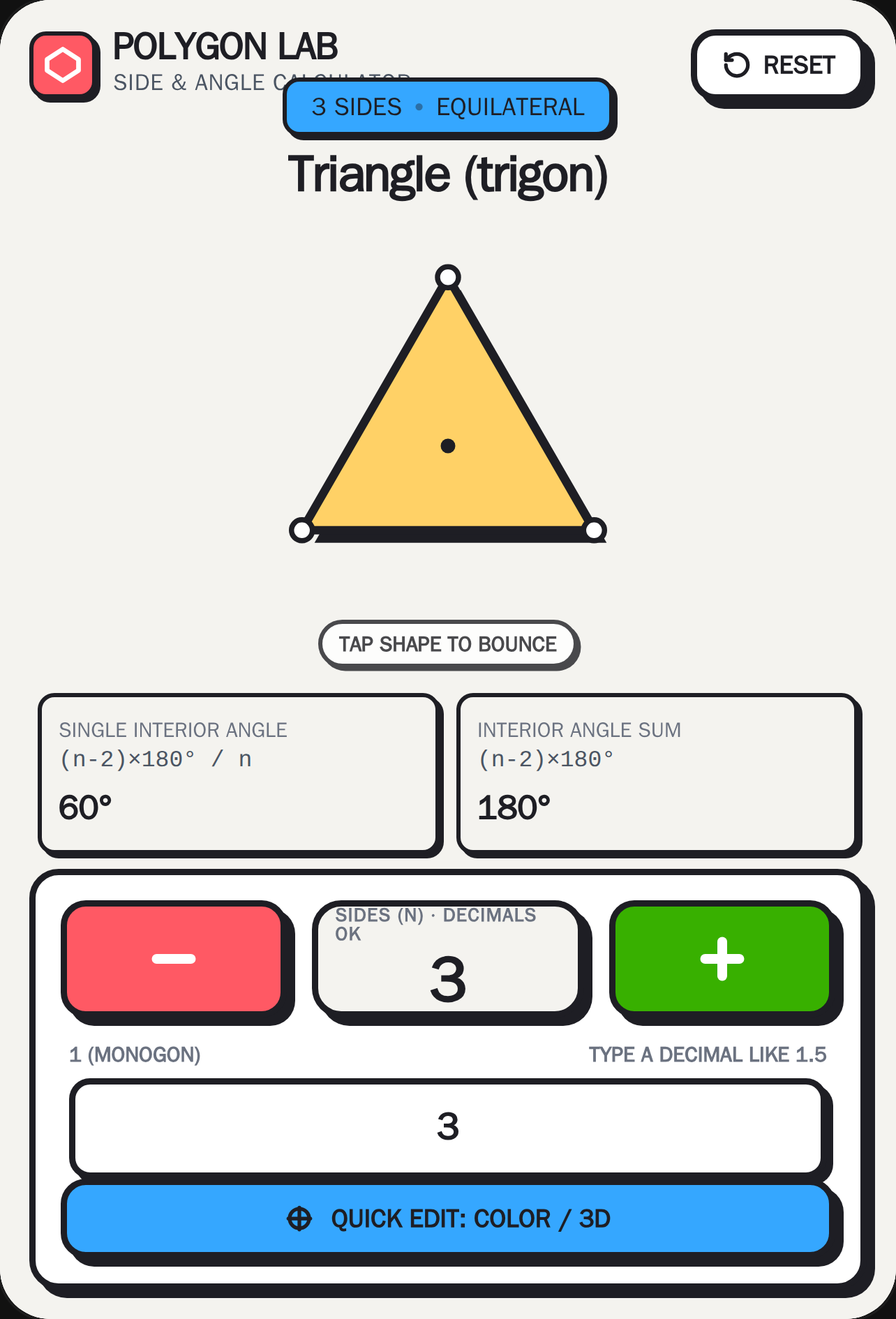 Polygon Side Calculator cover