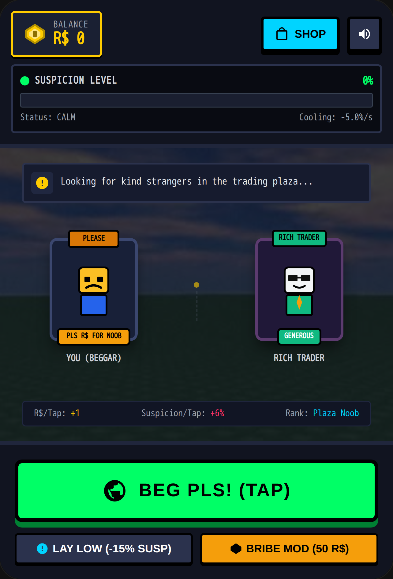 Pls Donate: Beggar Simulator cover