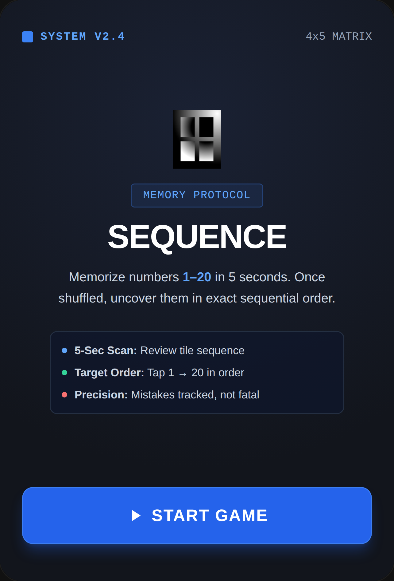 Sequence - Memory Grid cover