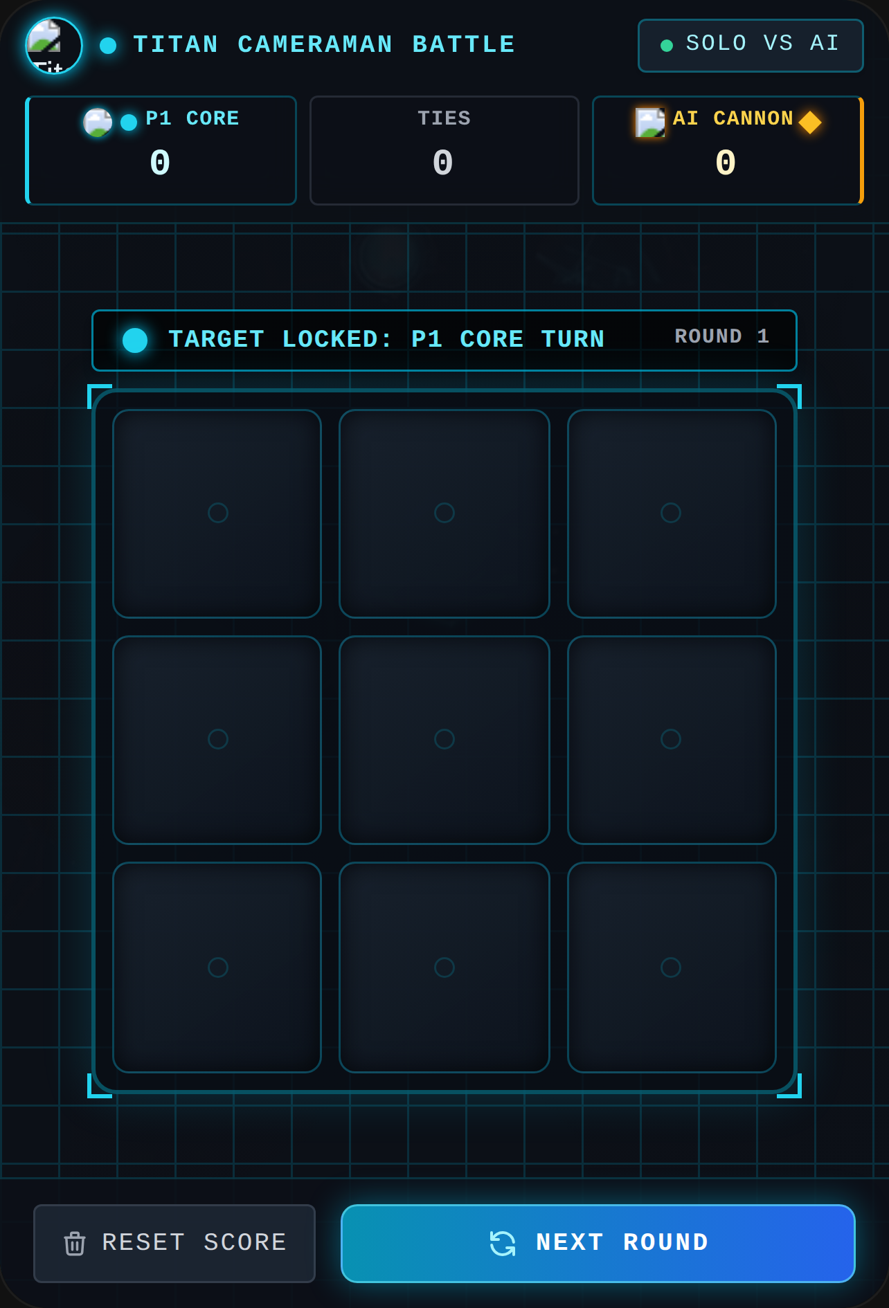 Titan Cameraman: Tactical Tic-Tac-Toe cover