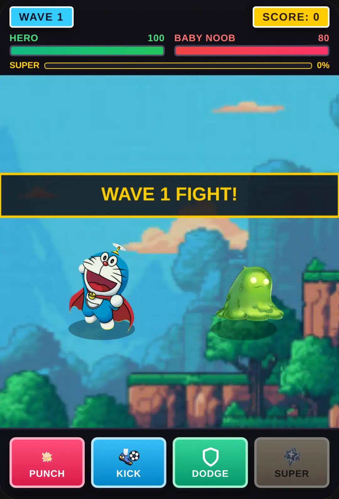 Noob Fighter - Arcade Arena cover
