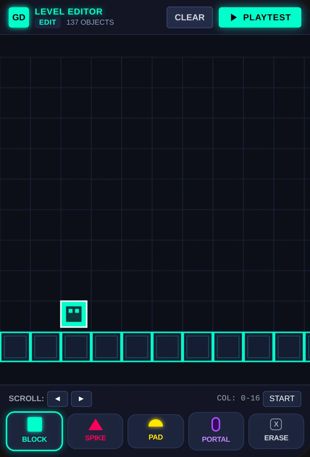 Geometry Dash Level Editor