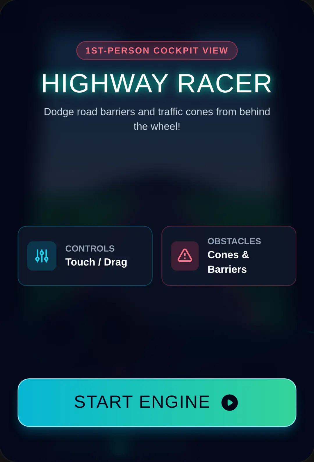 First-Person Highway Racer cover