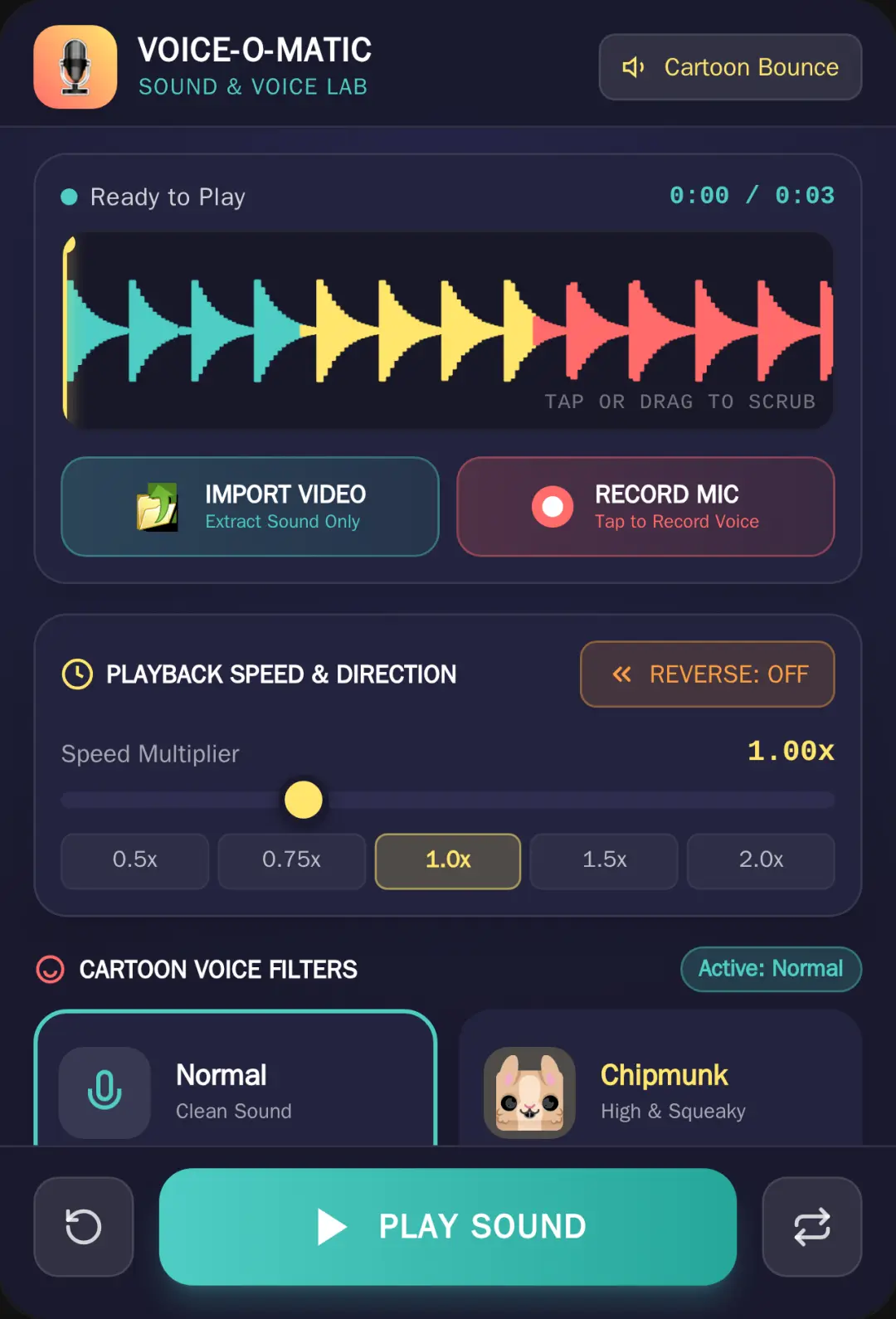 Voice-O-Matic - Cartoon Sound Lab cover