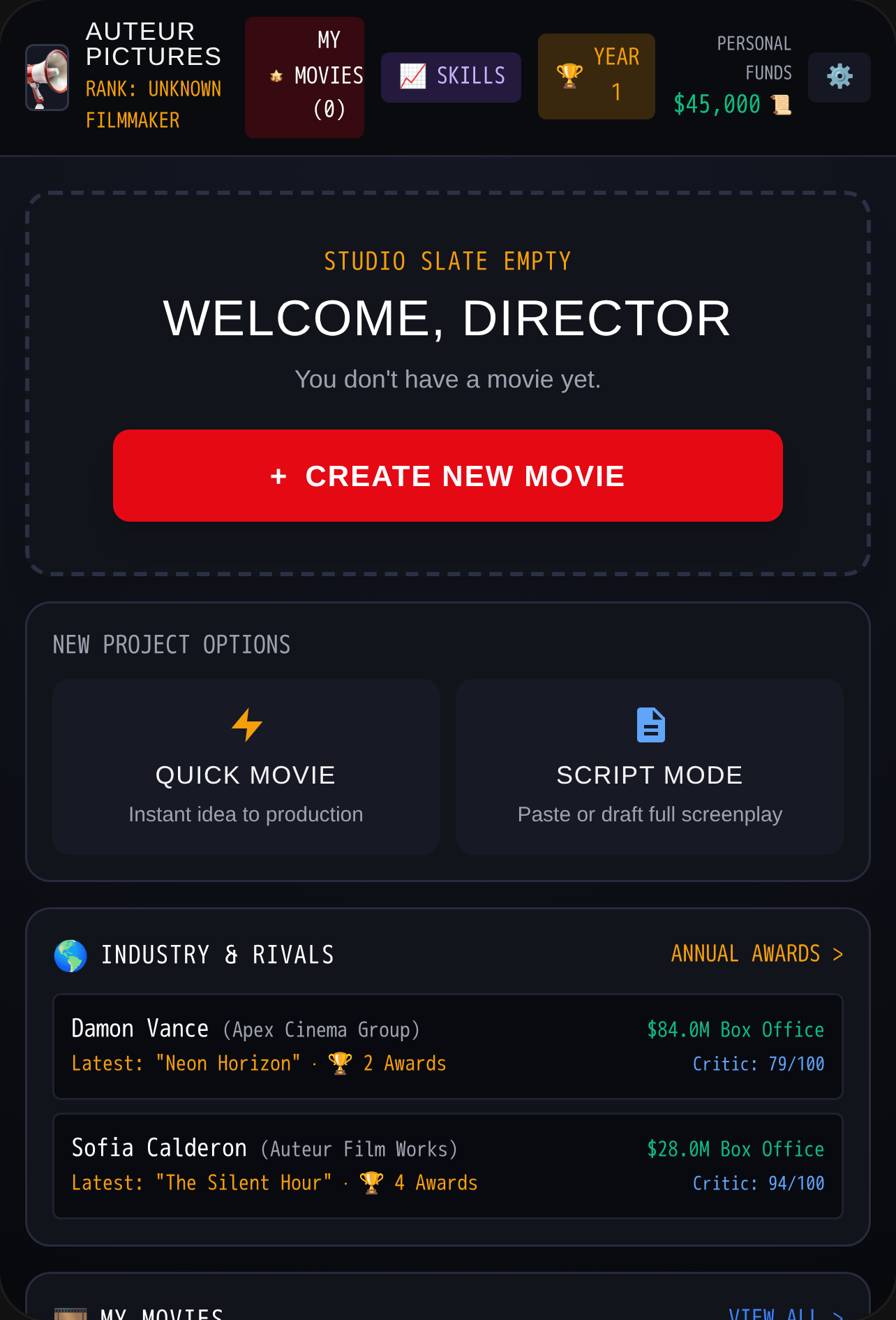 Movie Maker: Studio Career & Director Simulator cover