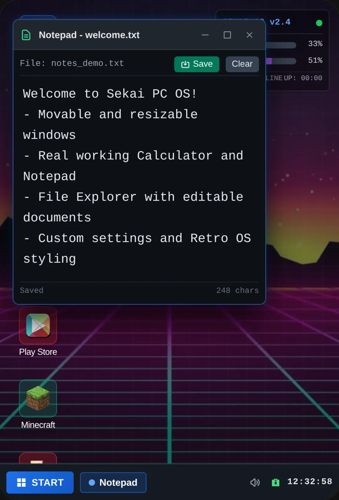 Sekai PC OS cover