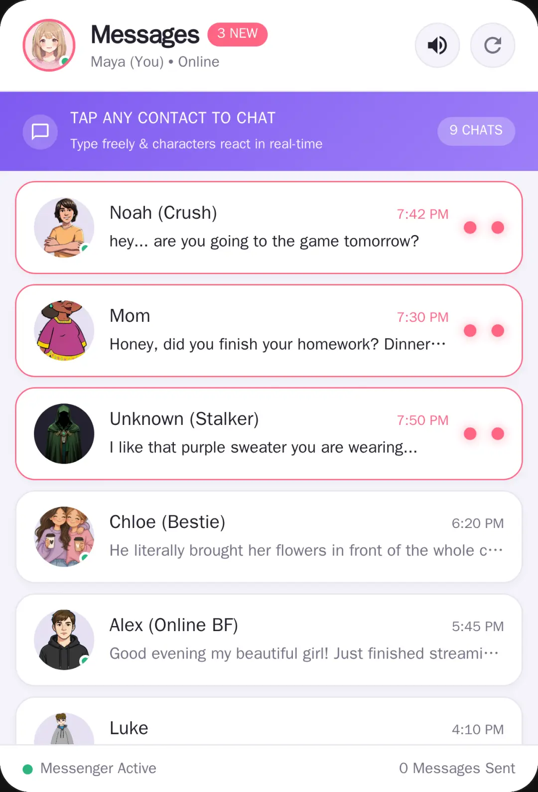 Sekai Chat Simulator cover