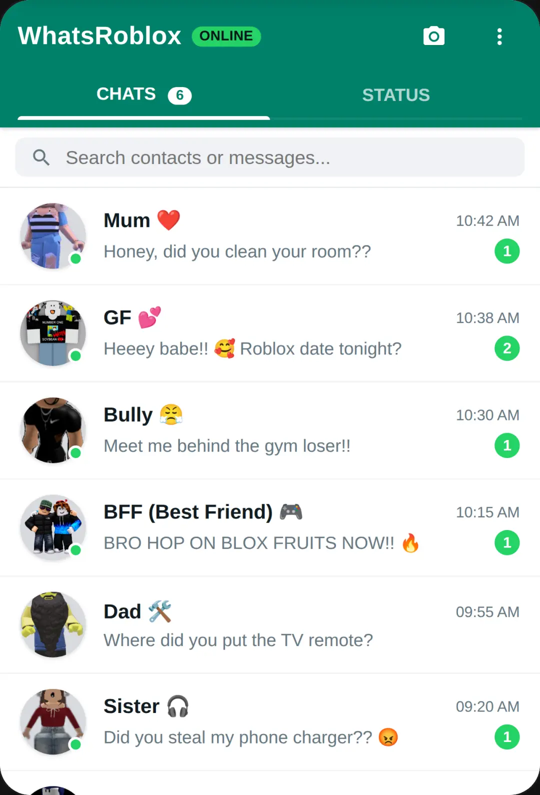 WhatsRoblox - Chat Game cover