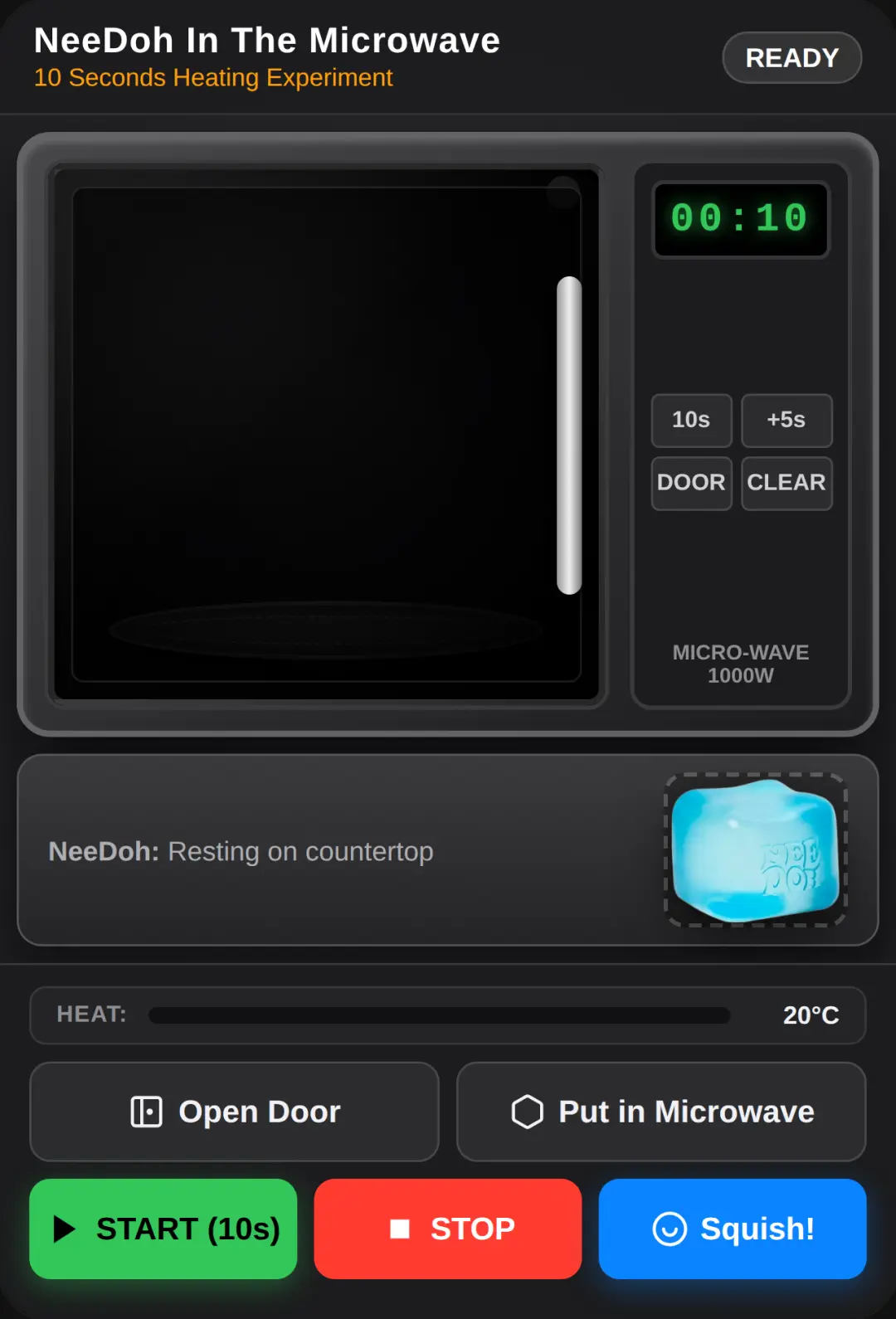 NeeDoh in Microwave - 10 Seconds cover
