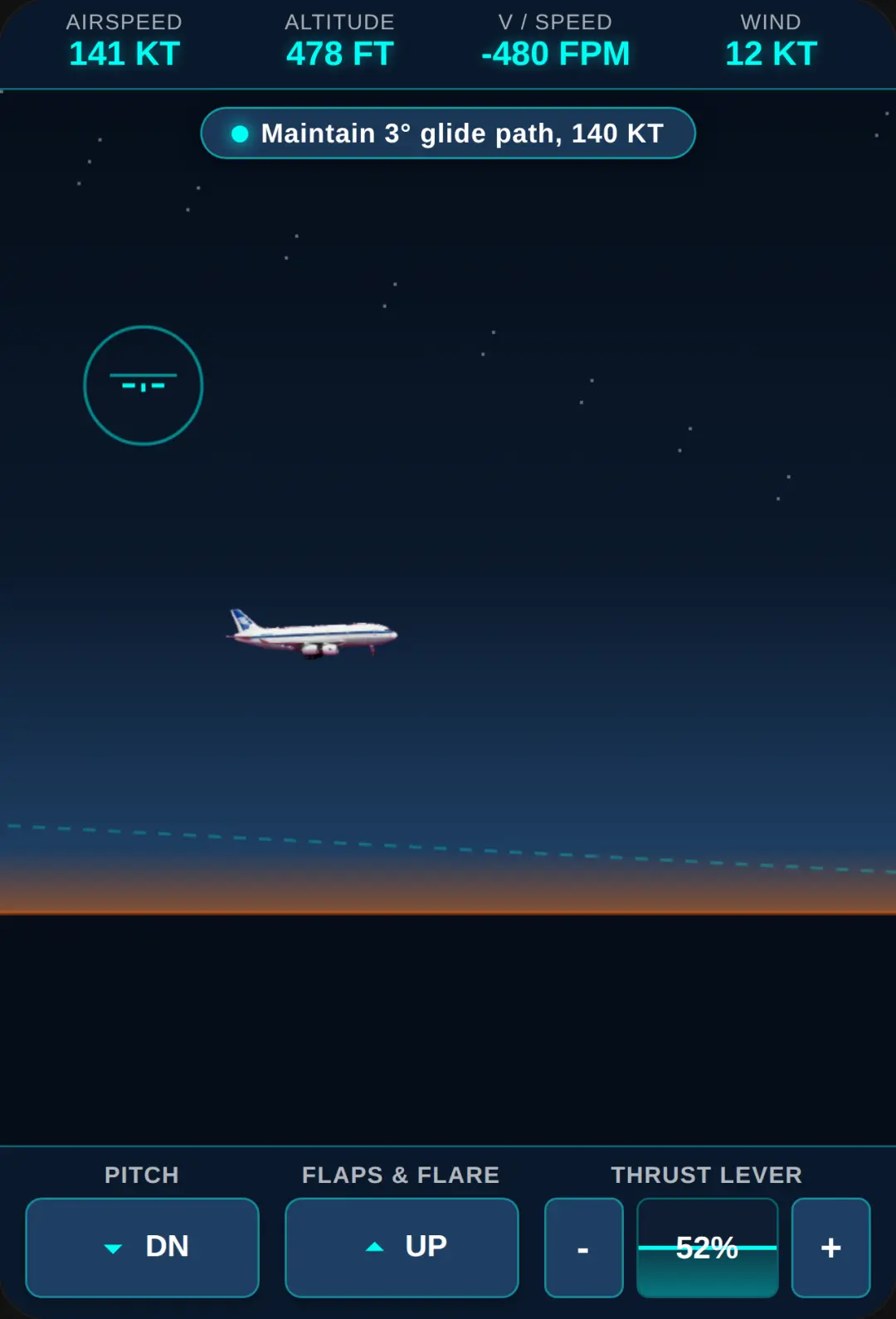 Landings simulator cover