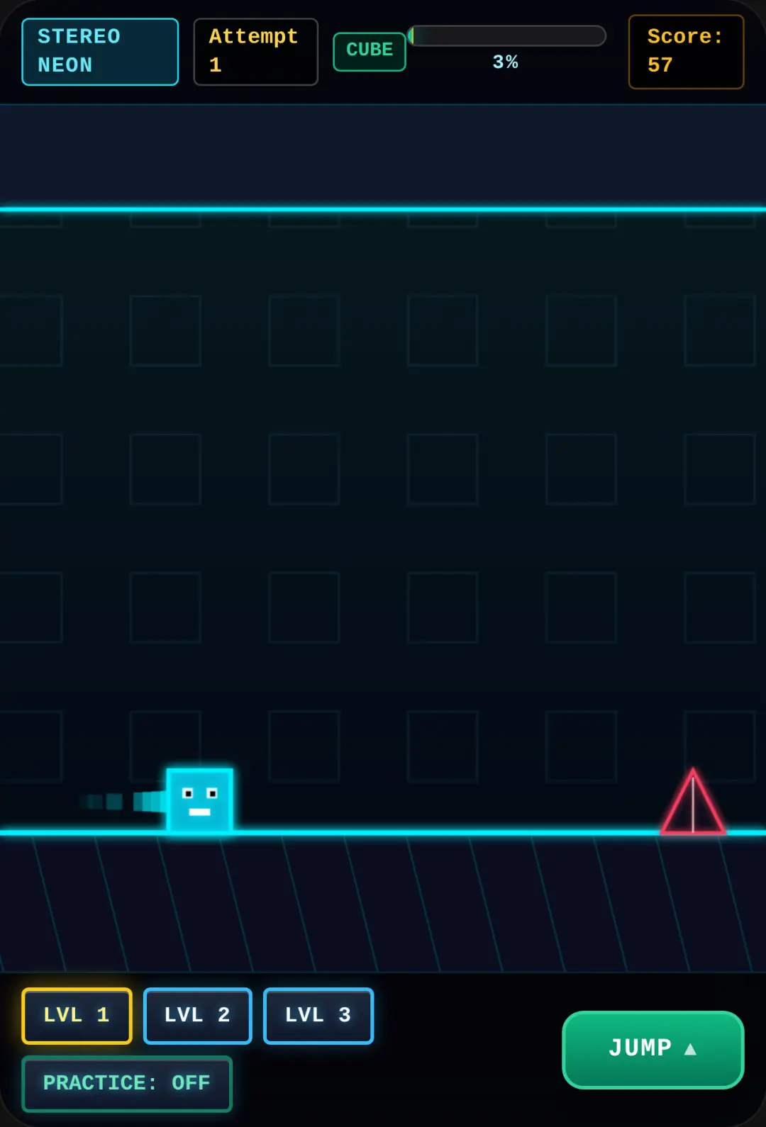 Geometry Dash - Cyber Neon Rhythm cover