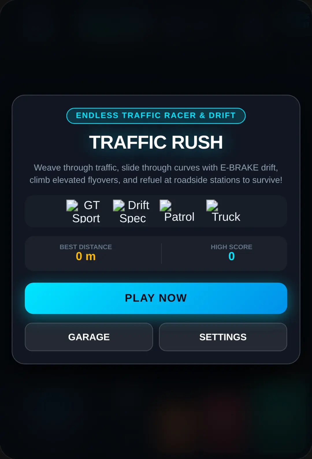 TRAFFIC RUSH - Premium Endless Highway Racer and Drifter like if you like it and comment cover