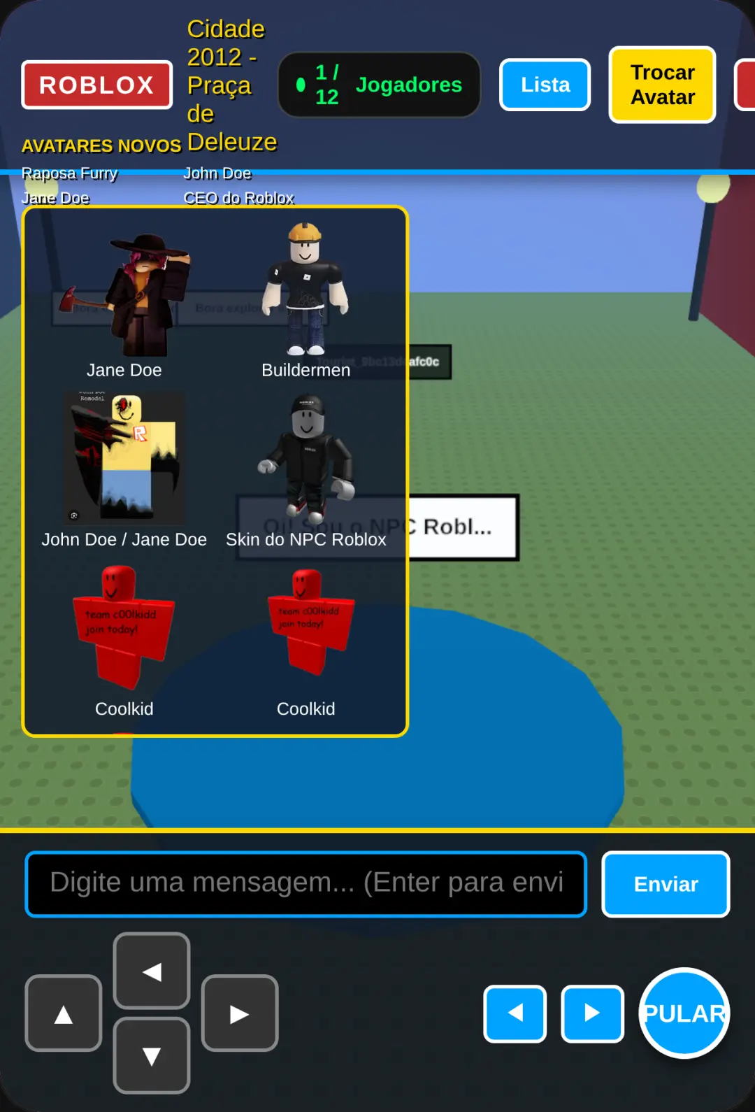 Cidade Roblox 2012 - Praça de Deleuze cover