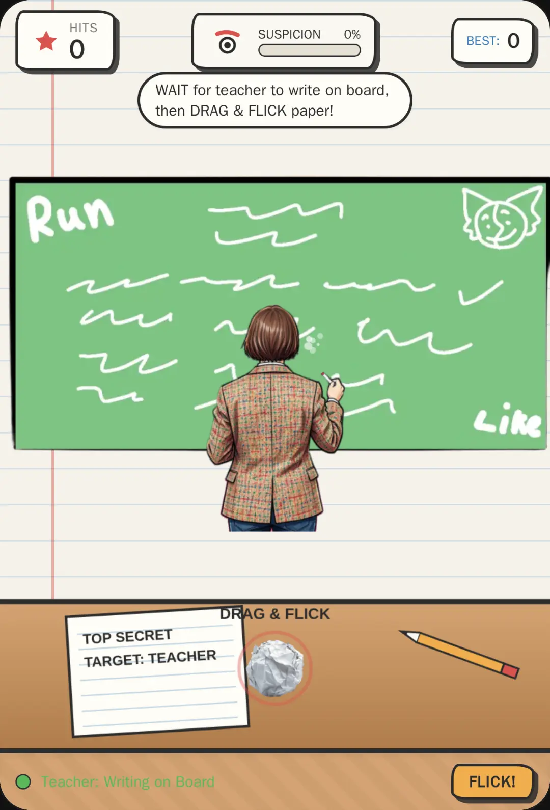 Throw Paper at the Teacher cover