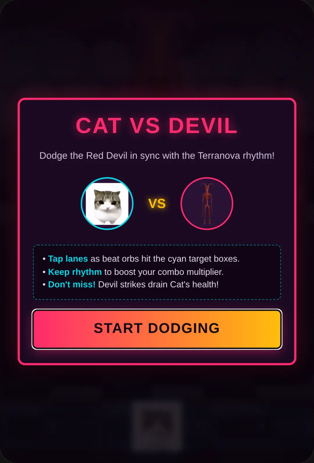 Cat vs Devil: Rhythm Dodge cover