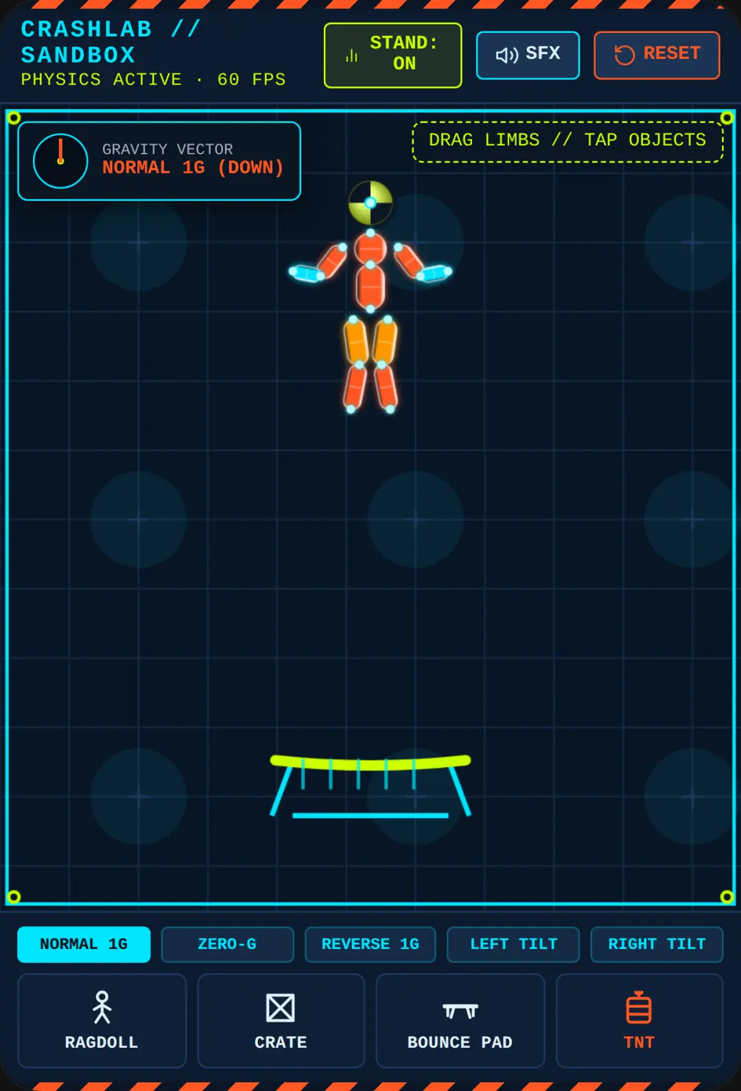 CrashLab: Ragdoll Physics Sandbox cover