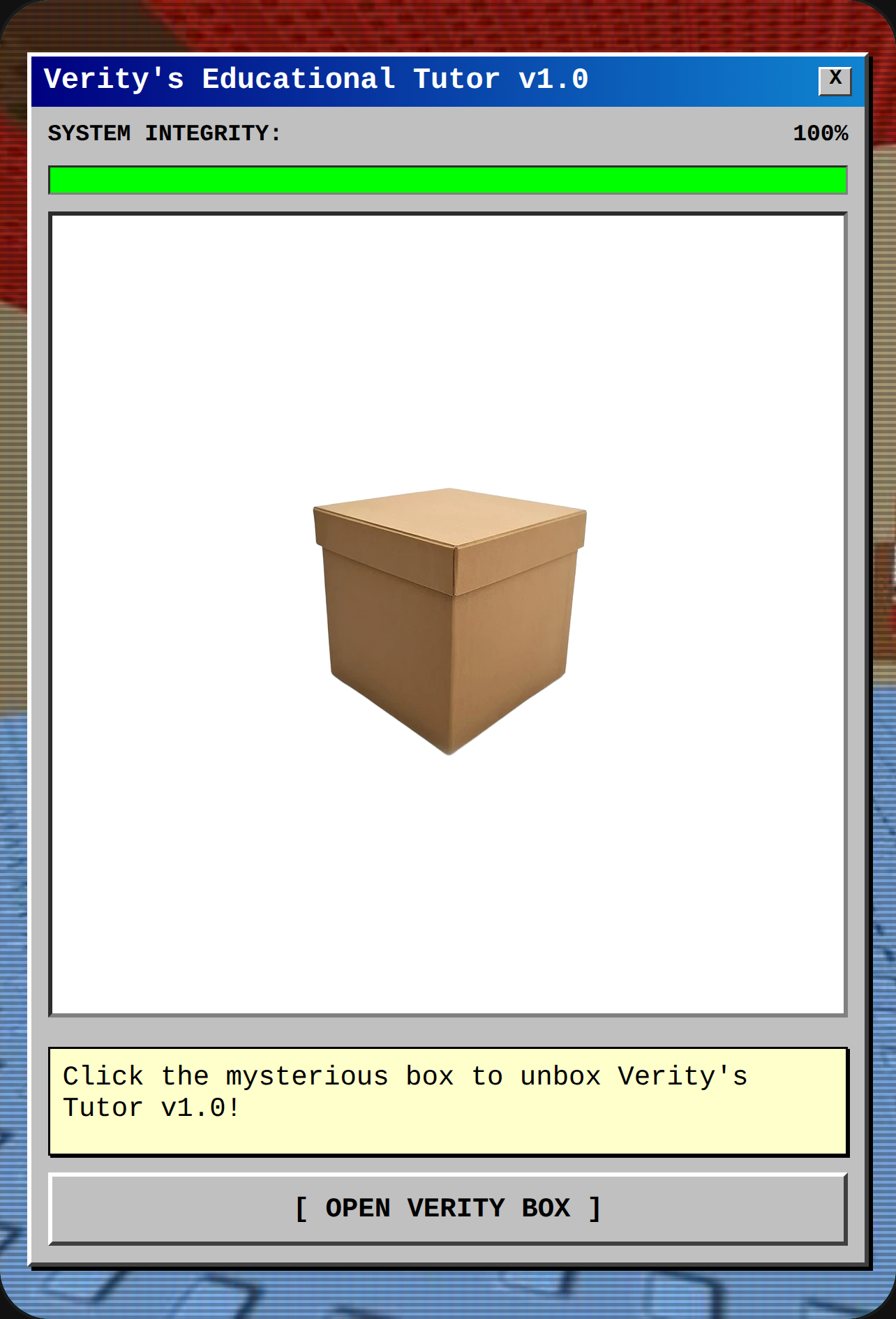 Verity simulator cover