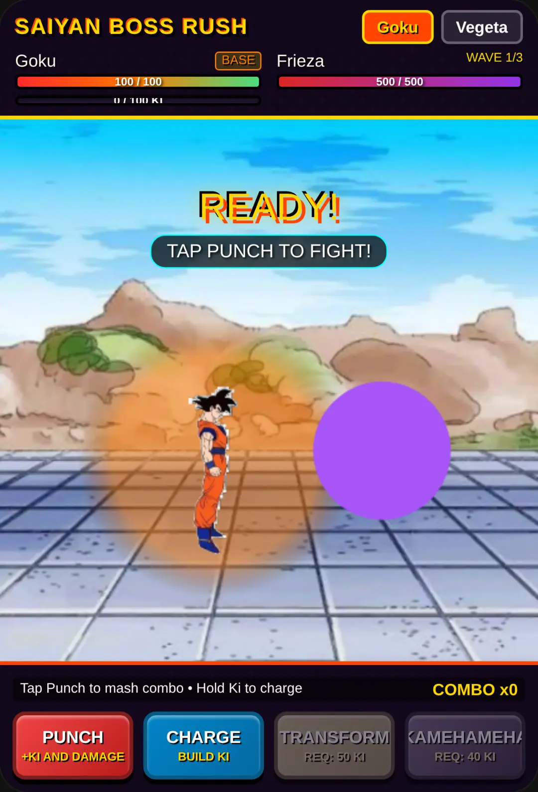 Dragon Ball: Saiyan Boss Rush cover