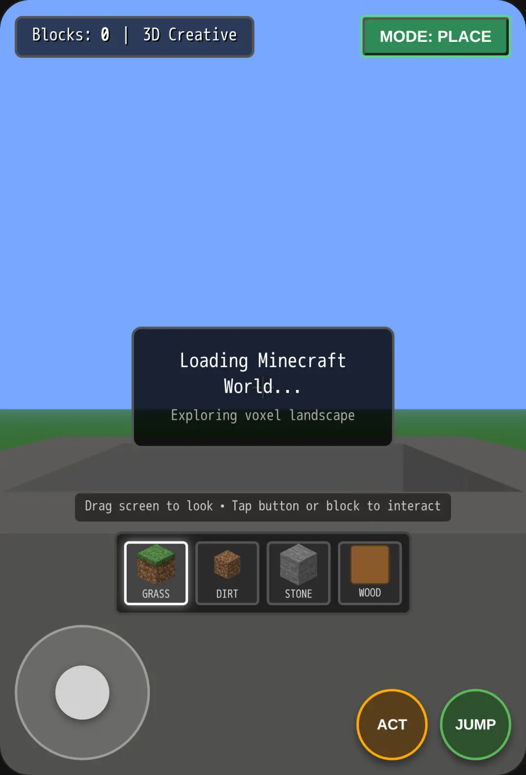 Minecraft 3D World cover