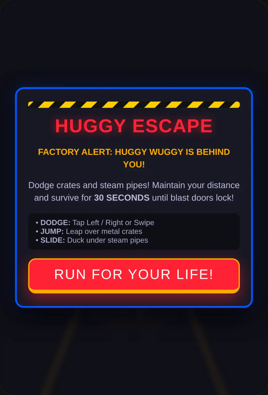 Huggy Wuggy Factory Escape cover