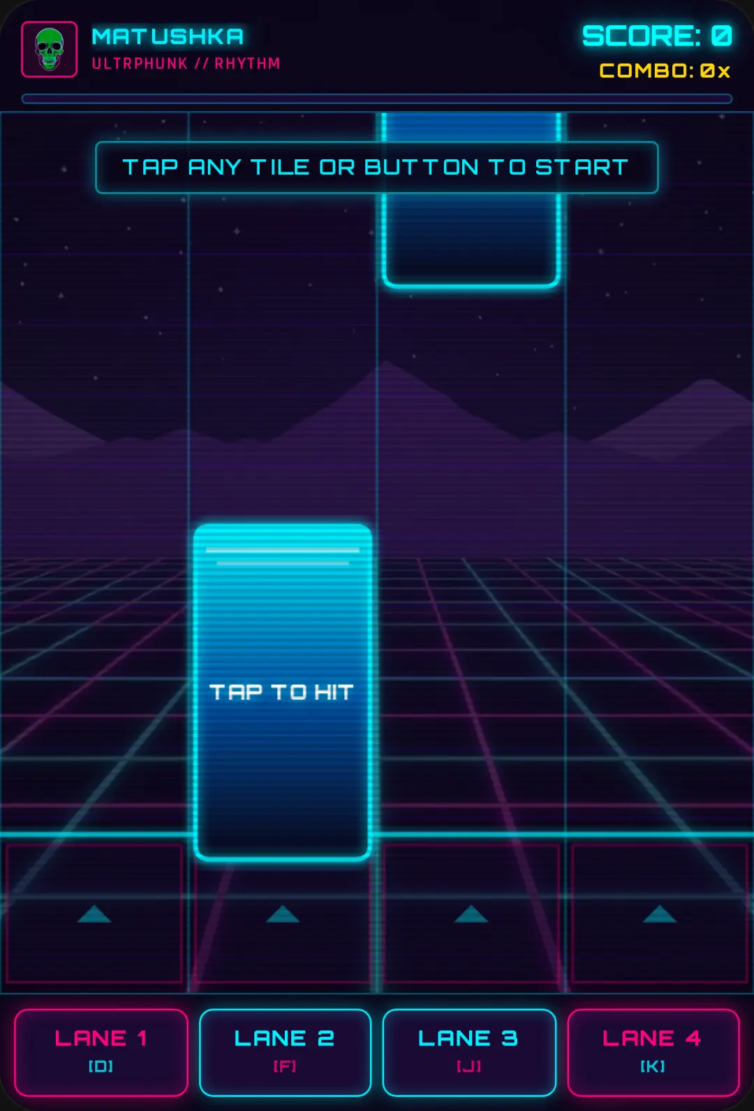Matushka Ultrphunk Piano Tiles cover