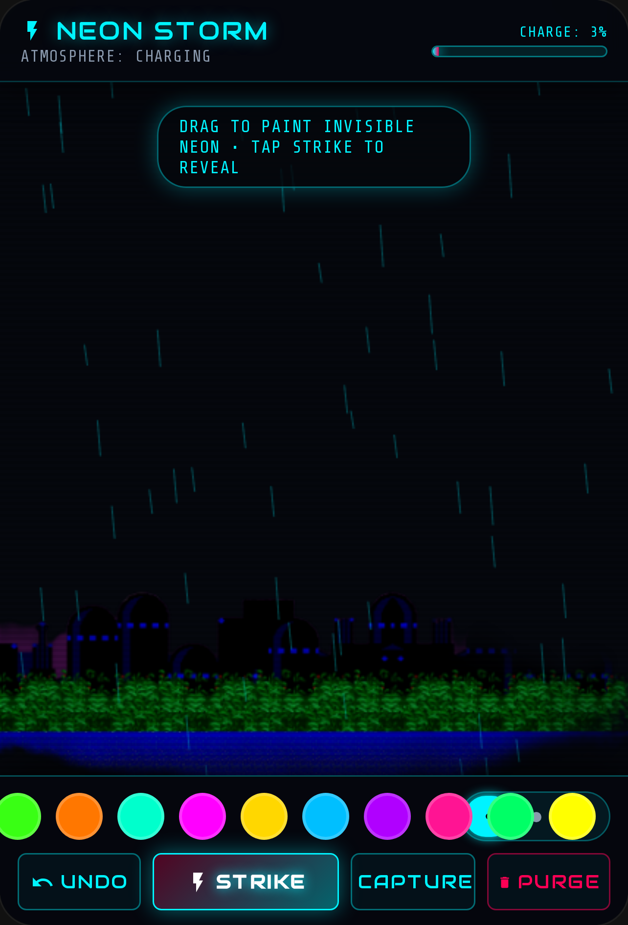 Neon Lightning Paint cover
