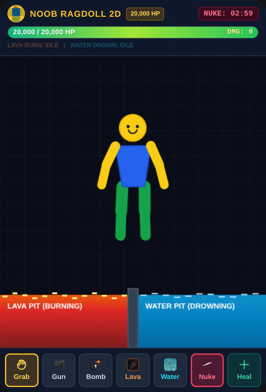 Noob Ragdoll 2D Sandbox cover