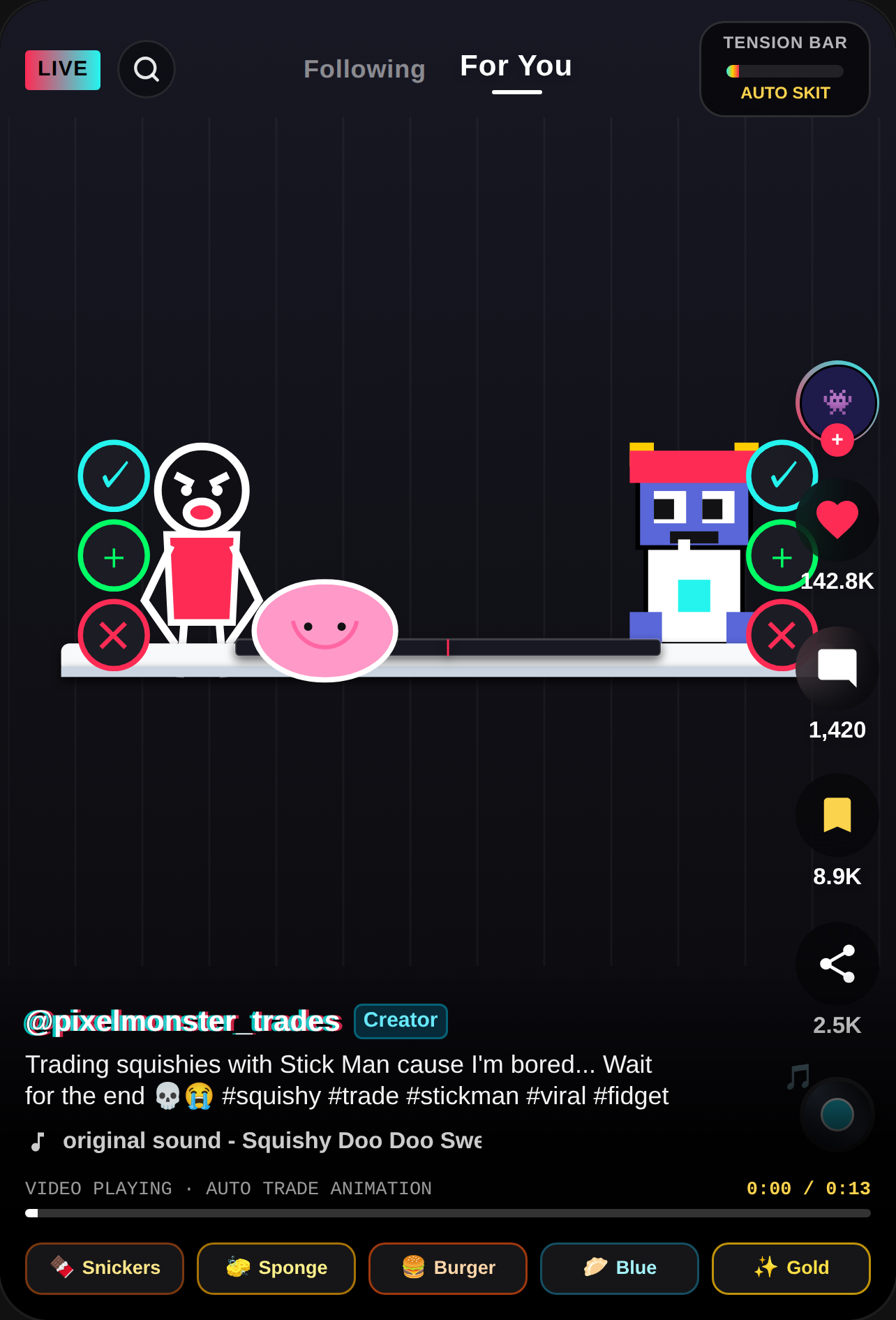 Squishy Trading TikTok Video cover