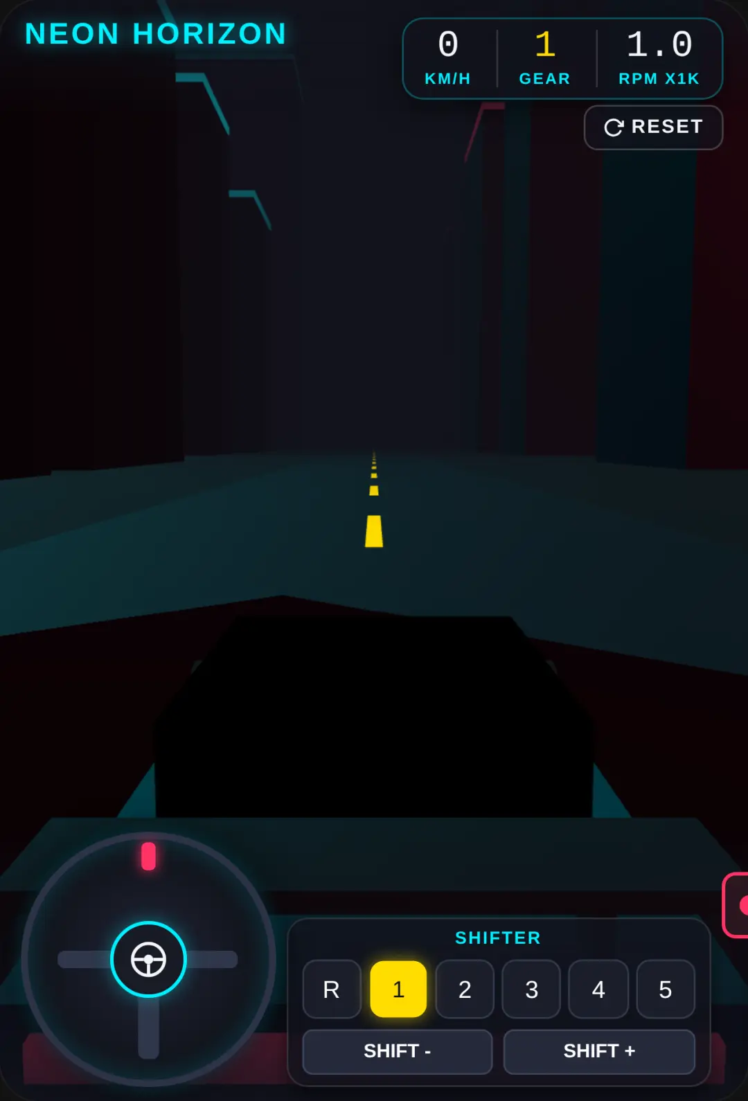 Neon Horizon Driving cover