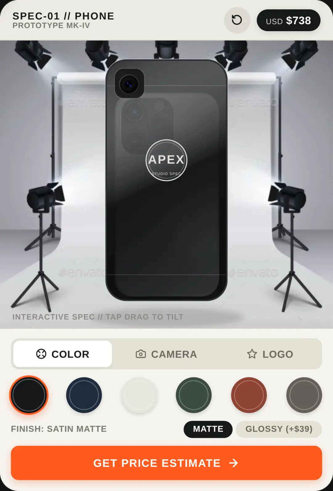 Studio Spec // Phone Customizer cover