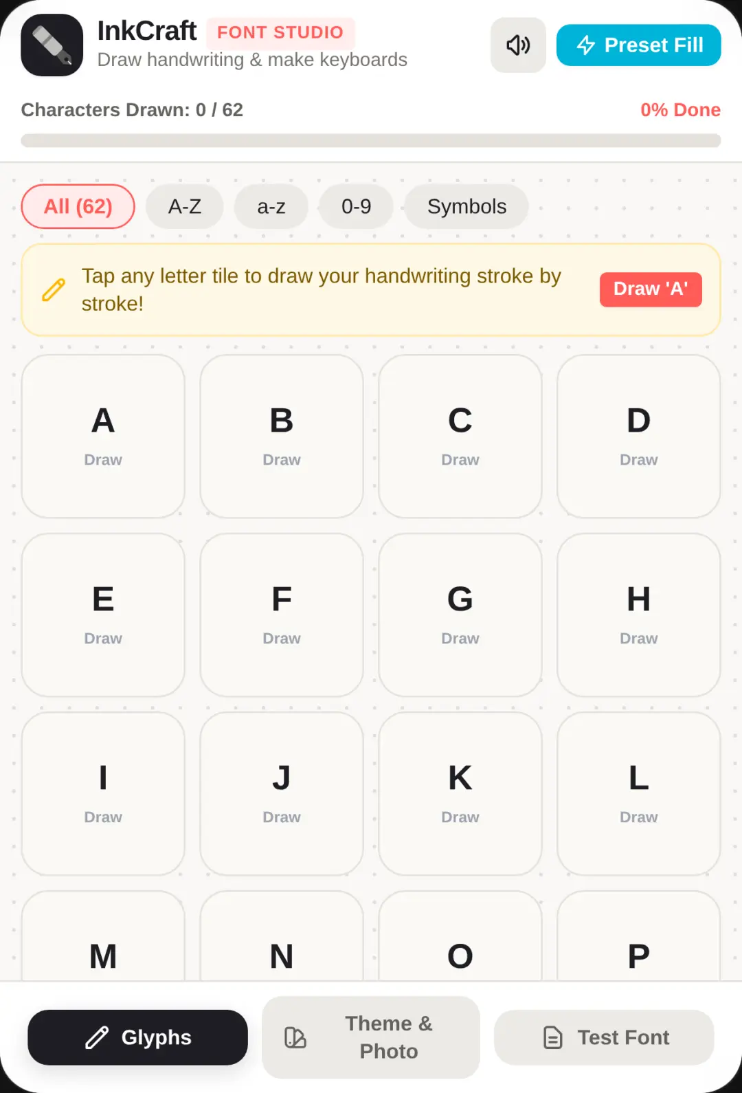 InkCraft - Handwriting Font Studio cover